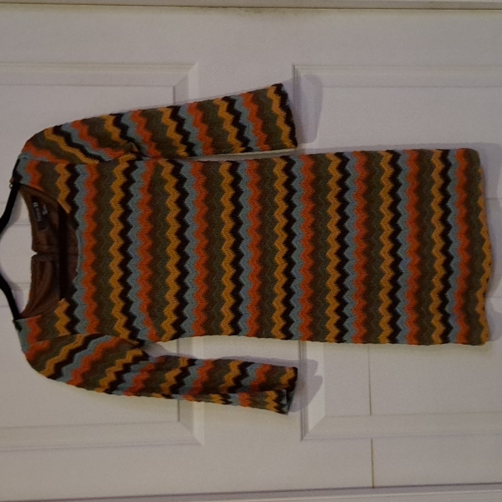 Chevron Sweater Dress